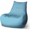 Sablio Sedací vak Bean Blankytně modrá - 100 x 90 x 45 cm