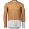 POC MTB Pure LS Jersey Aragonite Brown/Hydrogen White - XS