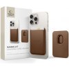 Tech-Protect MagWallet MagSafe obal na kartu na mobil, hnedý