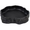 Repti Planet miska na krmení černá 19,5 x 17,5 x 4,2 cm