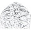 ENIE BABY Čiapka detská turban Grey Leaves