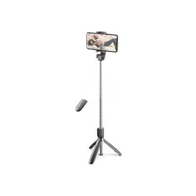 Selfie tyč CellularLine Freedom s funkciou tripodu (BTSELFIESTICKFREEK) čierna