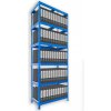 Biedrax Regál 35 x 60 x 210 cm modrý 6 políc pozink
