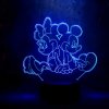 Beling 3D lampa,Mickey a Minnie Mouse 7 Farebná RSD6D