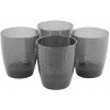 Cambridge CM07650GEU7 Fete Hammered 4pcs tumbler set grey