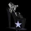 Pleaser Enchant-708LT-STAR C/B-SG - Veľkosť 35