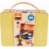 Plus-Plus Stavebnica veľký Kovový žltý kufor 70 ks