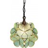Stropová Tiffany luster GREEN Ø21