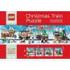 CHRONICLE BOOKS Puzzle LEGO® Vánoční vlak 4x100 dílků