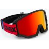 Lyžiarske okuliare UVEX Athletic FM black matt/mirror red orange clear