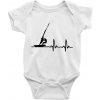 EKG Windsurfing Body dojčenské s krátkym rukávom biele