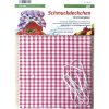 Dekoratívne dečky (sukienky) a gumičky na zaváracie poháre Gastro, 6 ks
