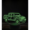Beling 3D lampa, Jeep gladiator, 7 farebná, VBN2