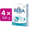 BEBA OPTIPRO 2 pokračovacie dojčenské mlieko, 4× 500 g