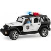 BRUDER 2526 Jeep Wrangler Police s figúrkou policajta