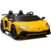 LEAN CARS Elektrické autíčko Lamborghini XXL - 200W 24V - dvojmiestne - žlté - 200W - 24V/14Ah - 2024