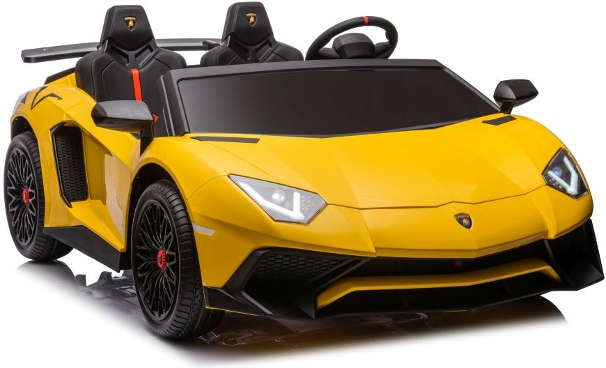 LEAN CARS Elektrické autíčko Lamborghini XXL 200W 24V dvojmiestne žlté 200W 24V/14Ah 2023