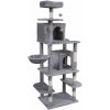 Rebel RA-1009 Škrabadlo pre mačky 60 x 49 x 173 cm, sivé