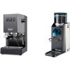 Gaggia New Classic EVO, grey + Rancilio Rocky Doserless