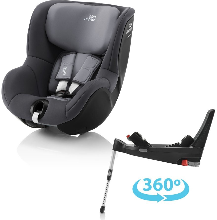 Britax Römer Set Dualfix 3 i-size Bundle Flex 5Z 2023 Midnight Grey