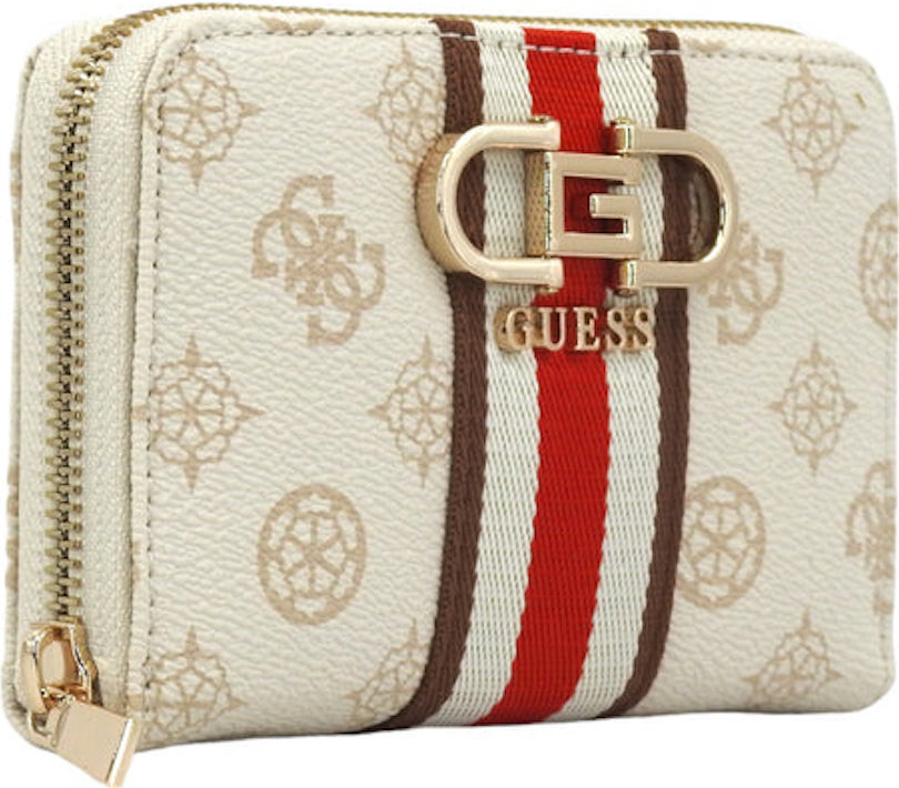 Guess peňaženka PG930740 Cream logo