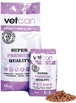 Vetcan Adult Lamb & Rice 3 kg