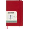 Moleskine A6 týždenný 2023-24 červený