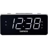 Lenco CR-18 CR-18 rádiobudík, FM, UKW, funkcia alarmu, biela; CR-18