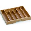 KELA Příborník nastavitelný KALMA bambus 28,5-39x33x5cm KL-12012