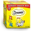 DREAMIES Variety Snack Box maškrty pre mačky s príchuťou kuracieho mäsa, syra a lososa 720 g