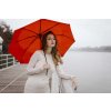 Dáždnik skladací, jednofarebný Farba: Červená, Veľkosť: 23cm
