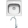 Teka STARBRIGHT 50 E-XN 1B X nerezová oceľ + Teka IN 915 CR chróm