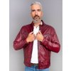 Max Original Leather Pánska kožená bunda 8066 thunder red (2XL 54-56) - Thunder red - 2XL