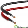 Solárny kábel čierny/červený 6mm2 - 1m - Červená