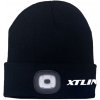 XTLINE XT60081 Čiapka so svietidlom a logom čierna