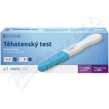 Livsane rýchly tehotenský test 1 ks od 3 € - Heureka.sk