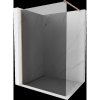 Mexen Kioto sprchová stena Walk-in 70 x 200 cm, grafit 8 mm, brúsená meď - 800-070-101-65-40