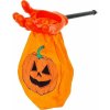 Halloween taška na sladkosti s rukoväťou – oranžová, 55 cm