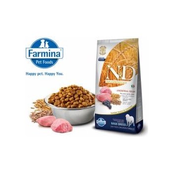 N&D Low Grain Adult Maxi Lamb & Blueberry 12 kg