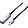 Premiumcord ku3rep5al USB 3.2. repeater a prodlužovací Male-Female, 5Gbps, 5m, stříbrný