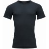 Devold Pánske funkčné tričko Lauparen Merino 190 Base Tee Man čierna