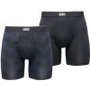 Pánske boxerky SAXX, SPORT MESH 2PK Čierna,Tmavo modrá,Biela M