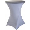 TENTino Elastická čiapka STANDARD na dosku bistro stola 80 cm VIAC FARIEB Farba obrusu: SVETLOŠEDÁ / SILVER