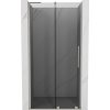 Mexen Velar L, posuvné sprchové dvere do otvoru 110 cm, 8mm šedé sklo, brúsená oceľ, 871-110-003-41-97