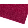 Pro Háčkování Pěnová guma s glitry samolepicí 20x30 růžová sytá, 2 ks