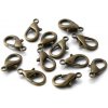 Pro Háčkování Karabinka 12 x 7 mm, staromosaz