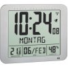 JVD DH9335.1 - Rádiem řízené digitální hodiny s budíkem stříbrné