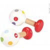 Janod Detské drevené rumbagule pre deti Confetti Maracas