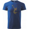 Volejbal zlatá - Klasické pánske tričko vyššej gramáže - M ( Kráľovská modrá )
