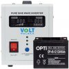 Súprava núdzového napájania 45Ah Volt Polska sinusPRO 500E 12V 300/500W